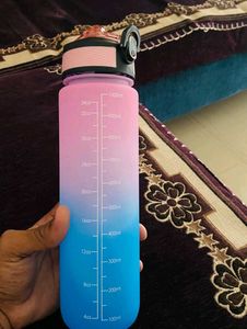 JUGTE Plastic Water Bottles 1 Litre Sipper Bottle