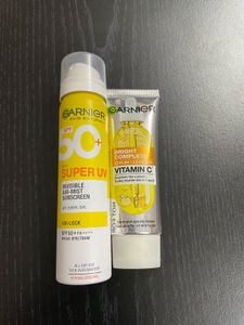 Garnier Sunscreen SPF 50+ & Vitamin C Face Wash