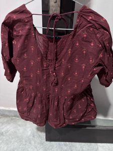 Stylish Maroon top