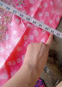 Pink Bandhani Salwar Kameez