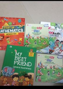 Lkg Kids New Unused 5 Books Combo