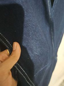 Denim Sleeveless Jumpsuit