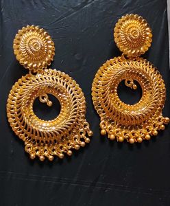 Golden Dangle Earrings