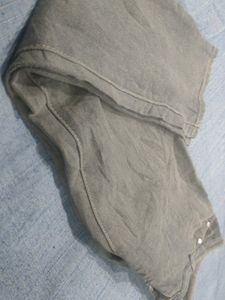 Greyish Cotton Straight Fit Jeans Of Size 30