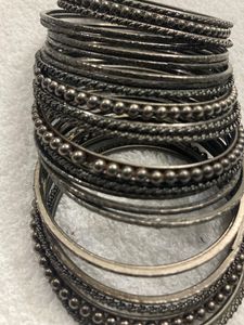 Black Metal Bangle