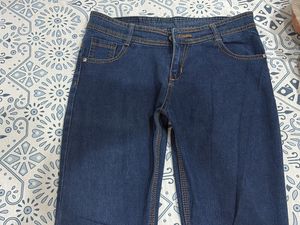 Dark Blue Denim Jeans