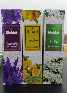 Richko Air Freshener Set - Lavender, Lemon Grass,