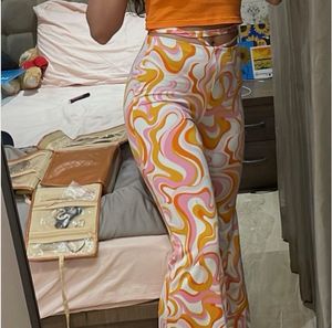 H&amp;M Retro Swirl Print Pants