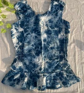 Vintage Tie-Dye A- Line Top