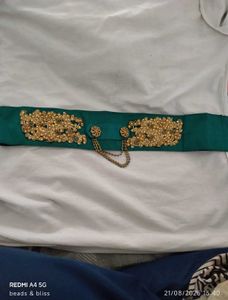 Emerald Green Embellished Dress