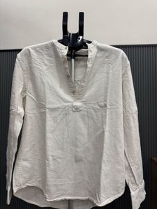 Zara White Kurta