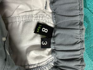 Cute Kids Grey Shorts for 6-8 year old