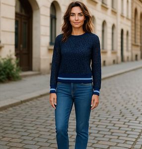 Zara Lace Crop Sweatshirt