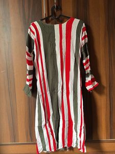 Striped Casual Tunic Top