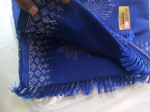 Georgette Stone Work Saree With Running Blouse