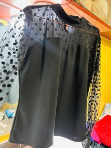 Black Colour,top,net Nack