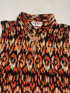 Chinese neck crop top