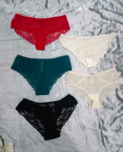 Lace Panty Bundle - 5 Pairs