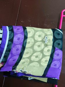 Elegant Purple Saree