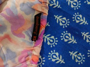 Swirl Print Mini Dress
