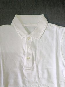 Plain White Polo TShirt for kids