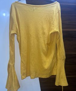 Yellow Long Sleeve Top