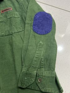 Cute Green Corduroy Shirt 👔