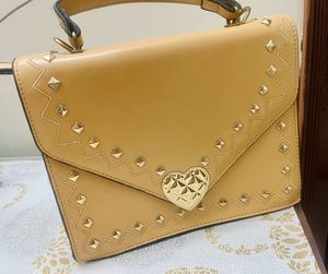 Studded Heart Satchel