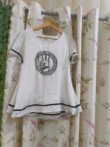 Cute White Graphic Tee