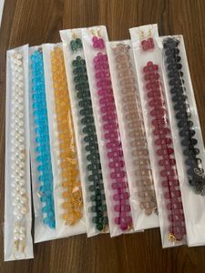 Colorful 8 Beaded Necklace & Earring Sets