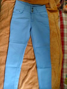 Blue High Waisted Jeans