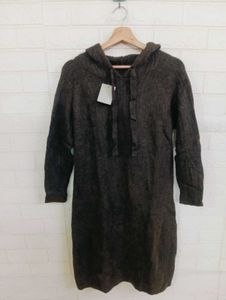 Hooded Knit Dress