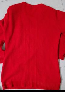 Blood Red Woollen Top