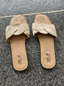 Stylish Beige Slides