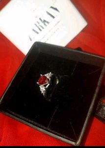 Hall Mark Real Silver Ring For Women