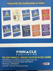 Pinnacle maths Book For ssc