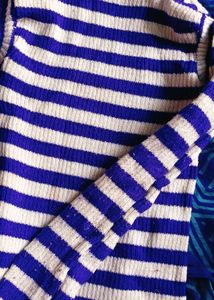 Striped Knit Sweater