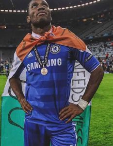 Chelsea 2012uclfinal winner Drogba football jersey