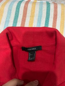 Forever 21 Red Polo Shirt