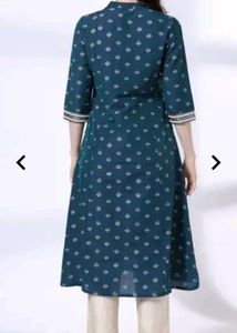 New unused xxl elephant  Teal Printed Kurta