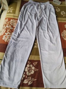 White Sports T shirt and Track pant set