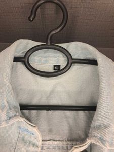 Distressed Denim Vest