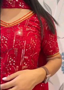 Red sharara suit❤️