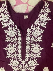 Elegant Embroidered Kurta Set