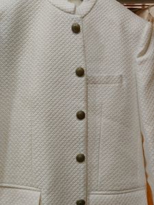 PARTY WEAR WHITE JODHPURI JACKET