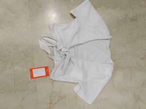 New White Crop Top