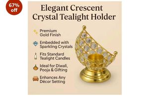 Crystal Candle Holder on sale  2 pieces