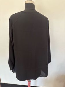 Elegant Black Layered Top