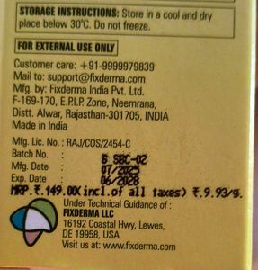 Fixderma Shadow SPF 30+ Gel