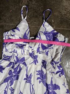 Floral Print Tiered Midi Dress